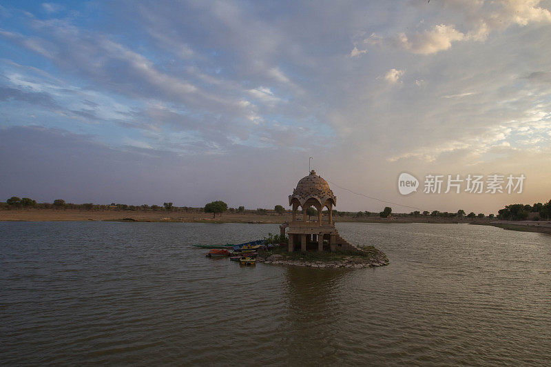 Godi sagar湖，Jaisalmer，拉贾斯坦邦